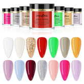 10ml Multi-Usages Nail Acrylic Powder Glitter for Nail Art Dipping Powder Nail Tip Extension Carving Adhesive Rhinestones